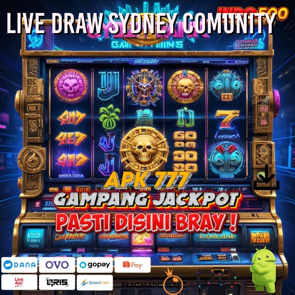 LIVE DRAW SYDNEY COMUNITY Spin Receh Langsung Tembus Scatter