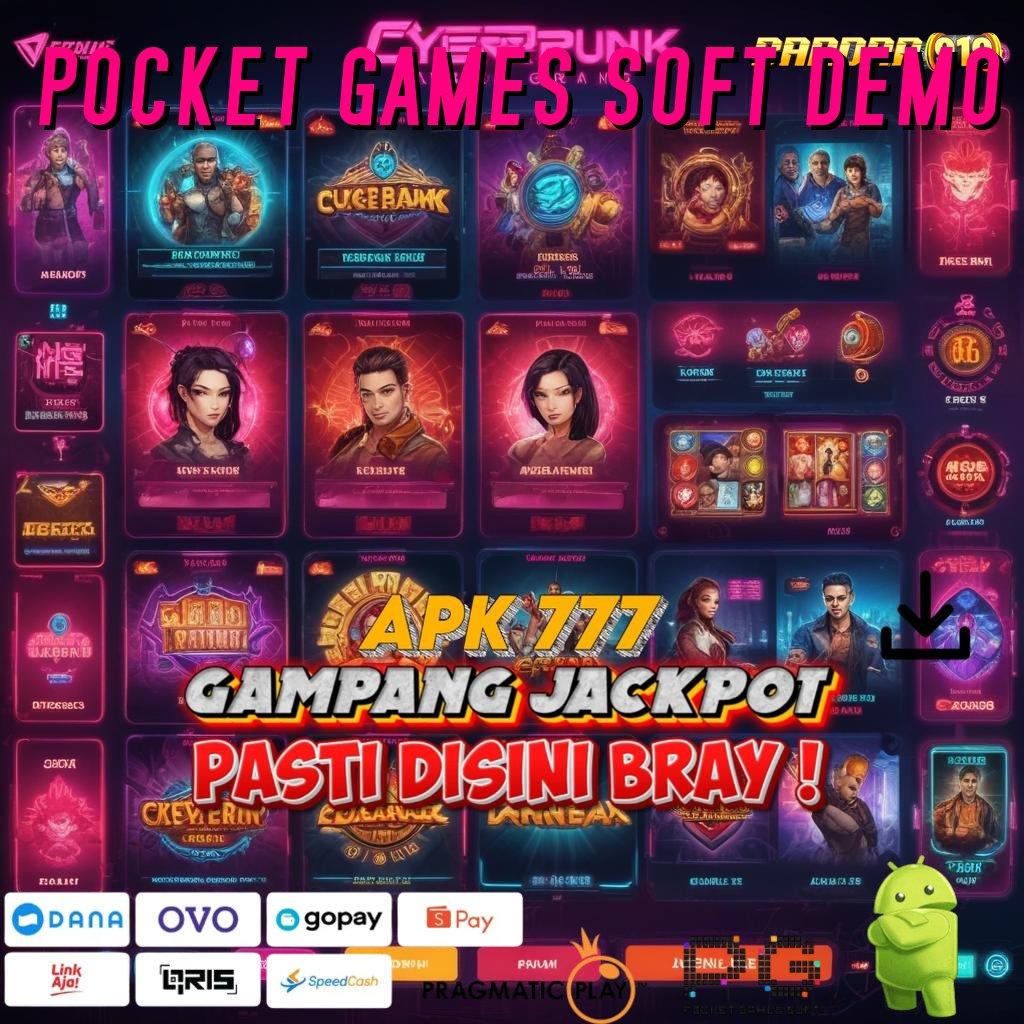 POCKET GAMES SOFT DEMO @ etalase lengkap auto menang top up