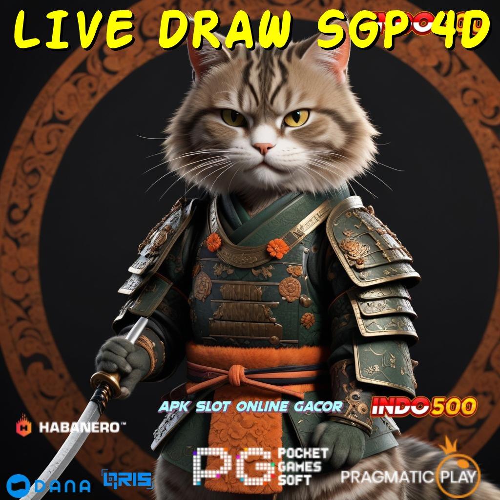 LIVE DRAW SGP 4D 🔥 Tips Manjur Slot Gratis Tanpa Saldo Apk