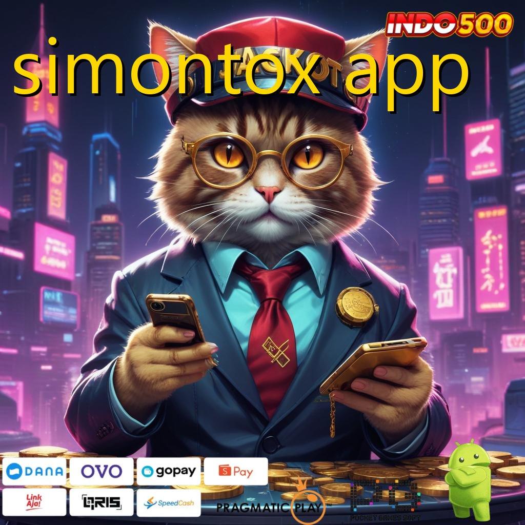 SIMONTOX APP info teruji paling simpel model terbaru