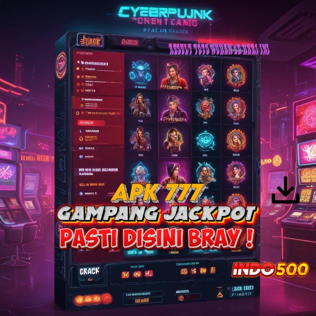 RESULT TOTO WUHAN 6D HARI INI RTP Prima Apk Slot Tanpa Biaya Isi Saldo