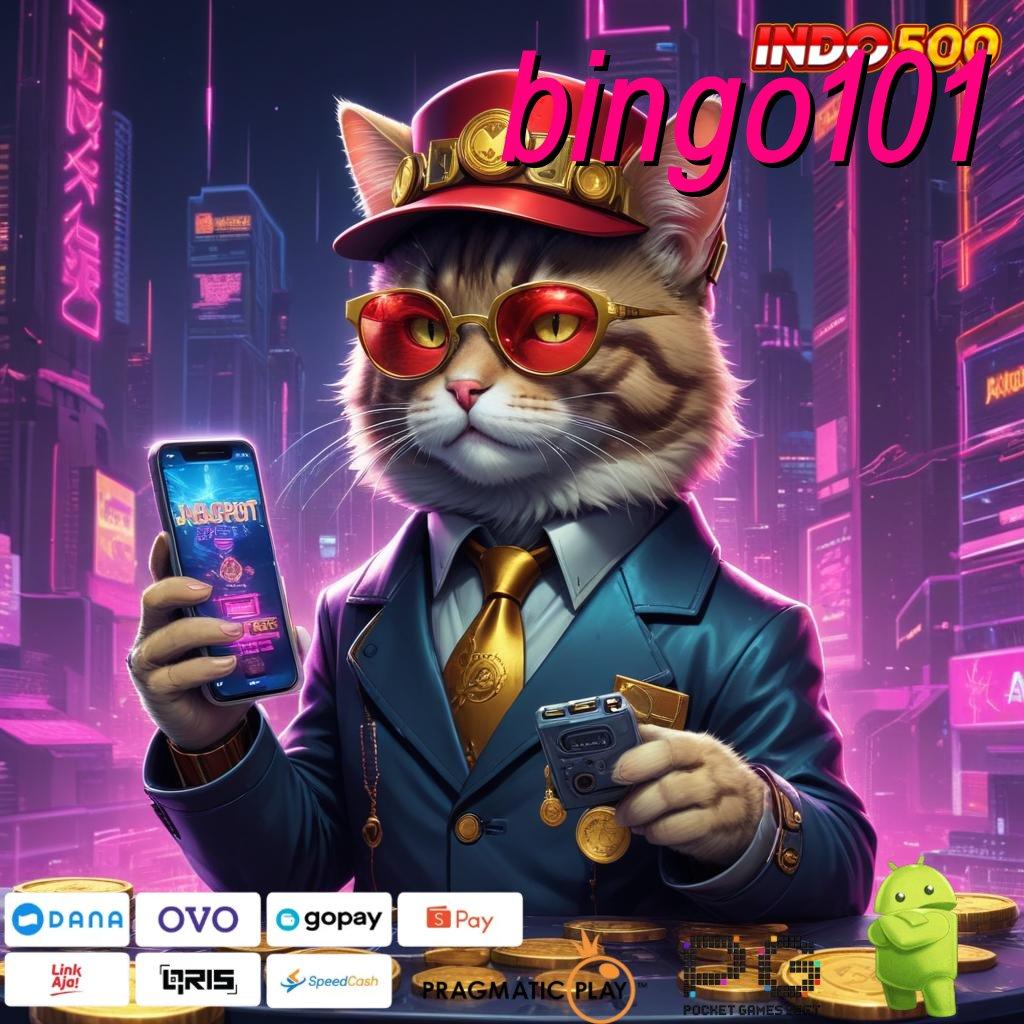 BINGO101 papan pengumuman digital android ios laptop