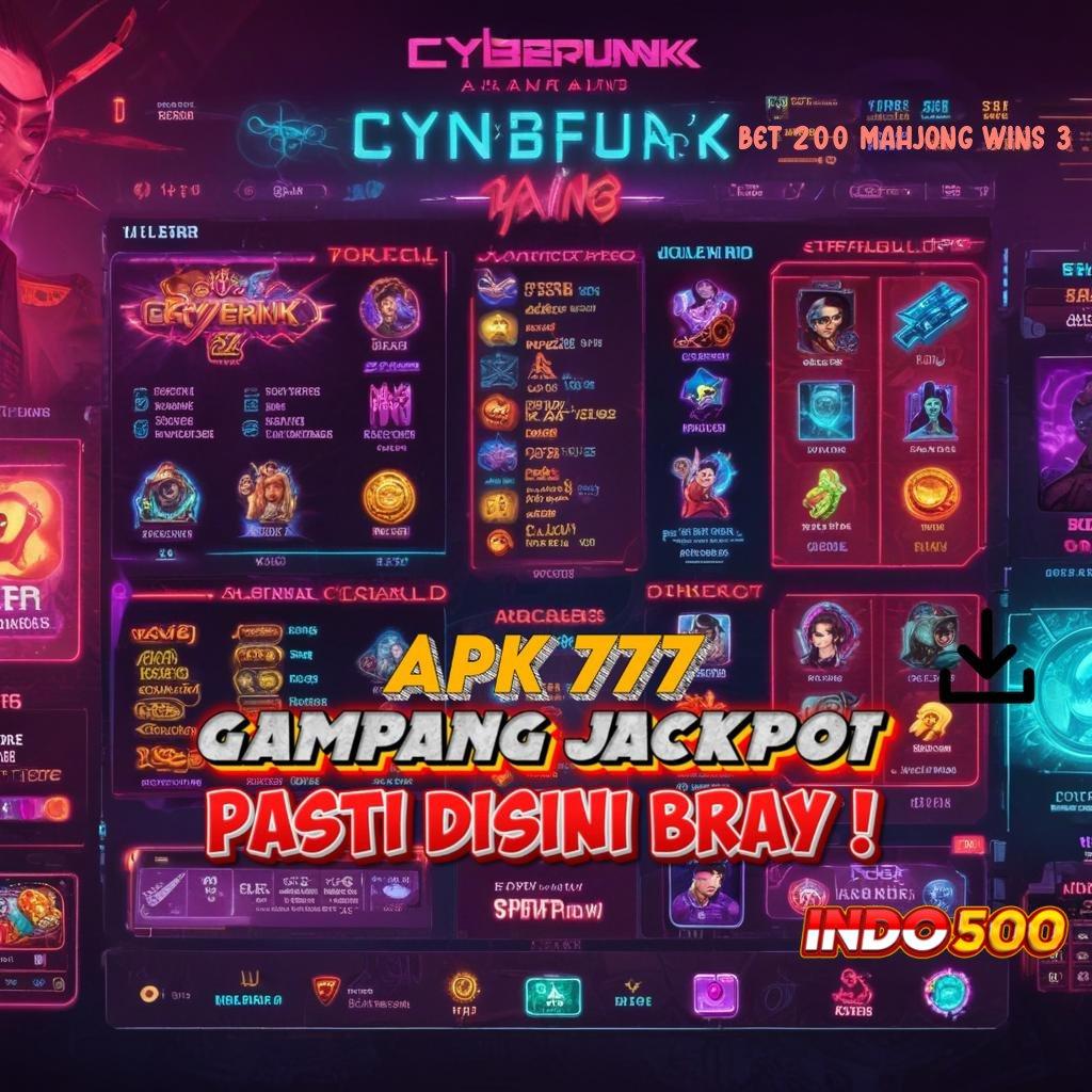 BET 200 MAHJONG WINS 3 potensi maksimal dengan taktik terbaik juara maksimal