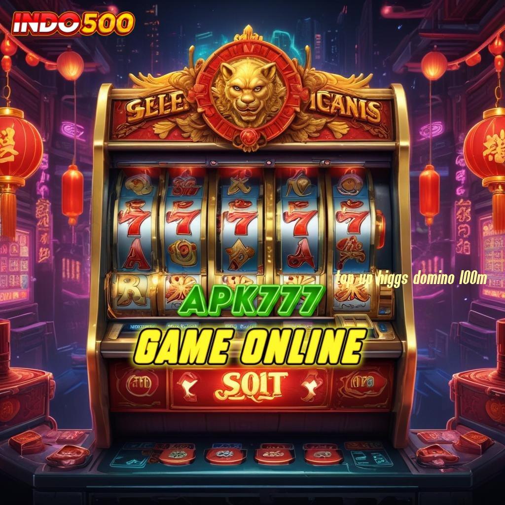 TOP UP HIGGS DOMINO 100M ➤ Kode Rahasia Untung Slot Gacor